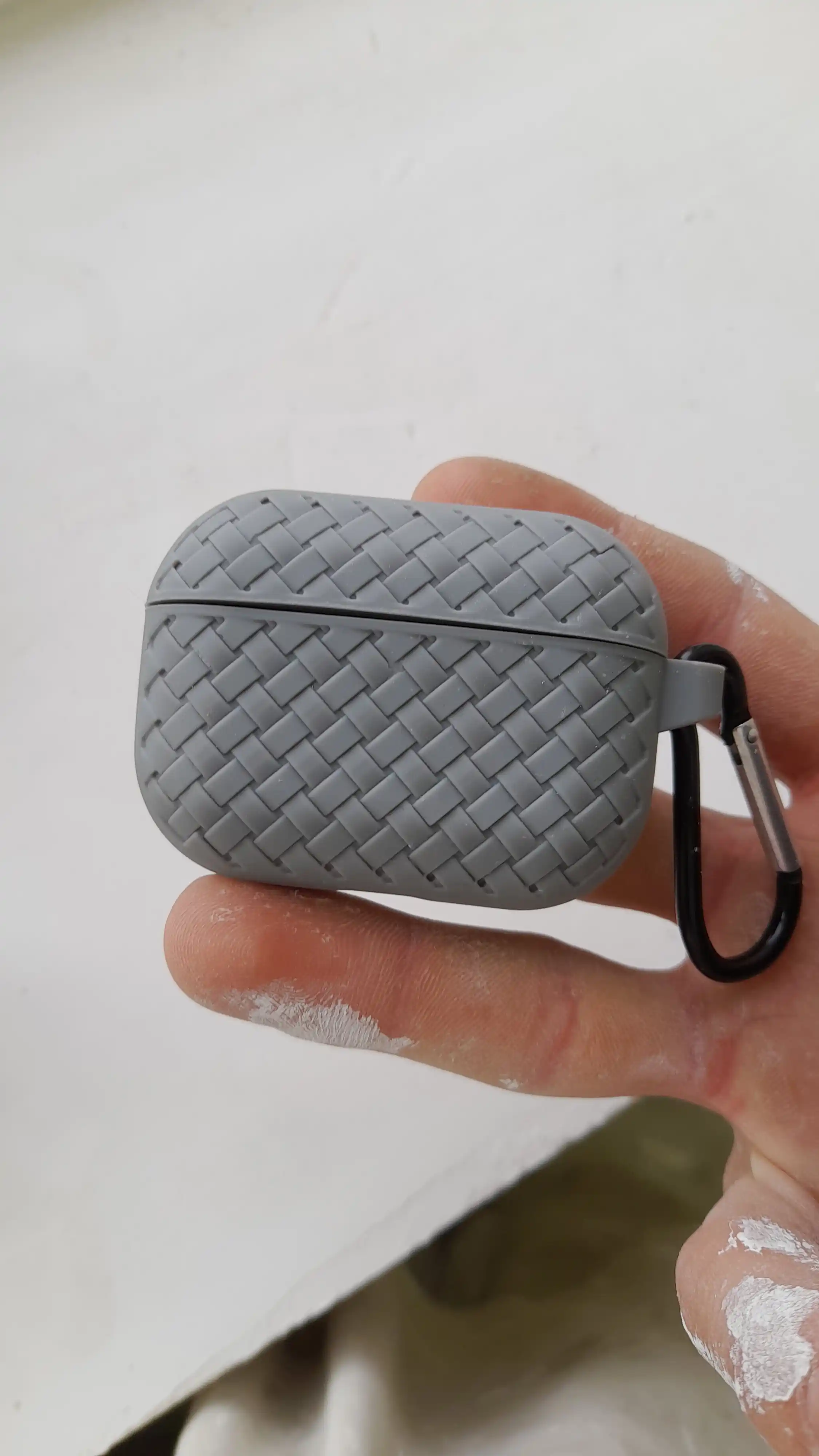 Чехол для Airpods 1, 2, pro, pro 2, 3, 4  силиконовый, ромб