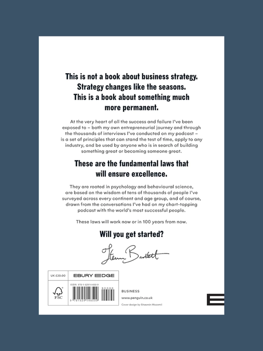 The diary of a CEO. The 33 laws of business and life. Steven Bartlett