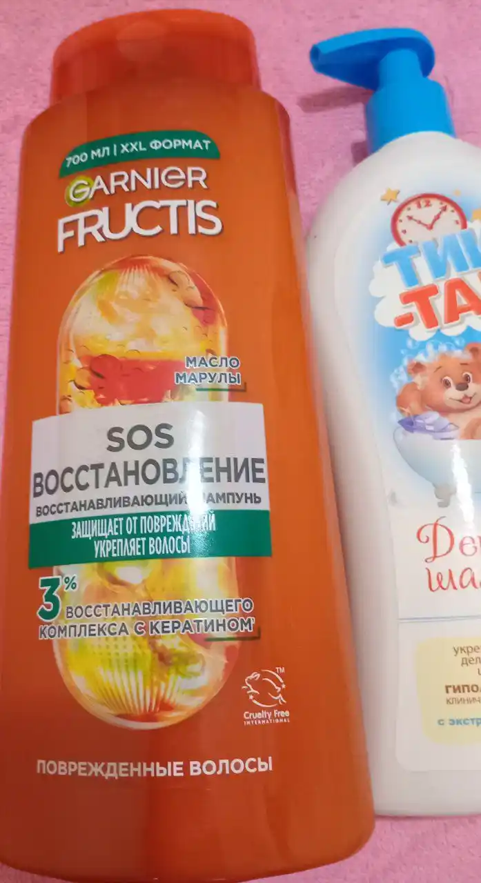 Garnier Шампунь для волос Fructis SOS Восстановление для поврежденных волос, 700 мл