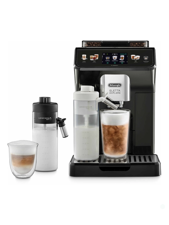 Qahva mashinasi DeLonghi ECAM450.65.G Eletta Explore, avtomatik, 1450 Vt, 19 bar - 