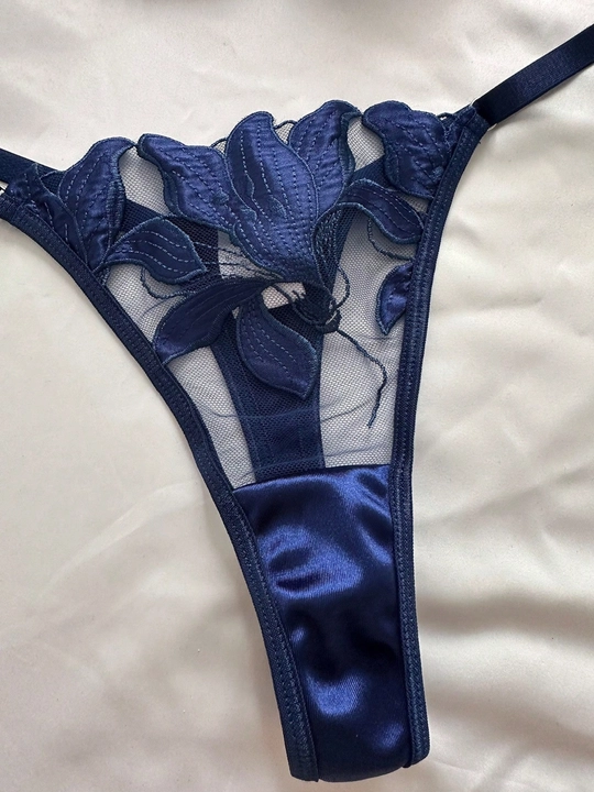 Kioko ayollar uchun shaffof ichki kiyim to‘plami, to‘rli, ayollar ichki kiyimi