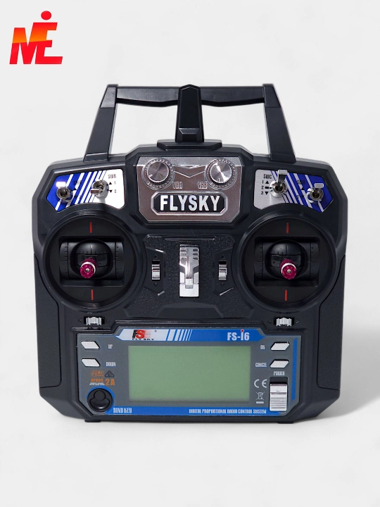 6-kanalli FlySky FS-i6 radioboshqaruv apparaturasi (qabul qilgich bilan) 2.4G