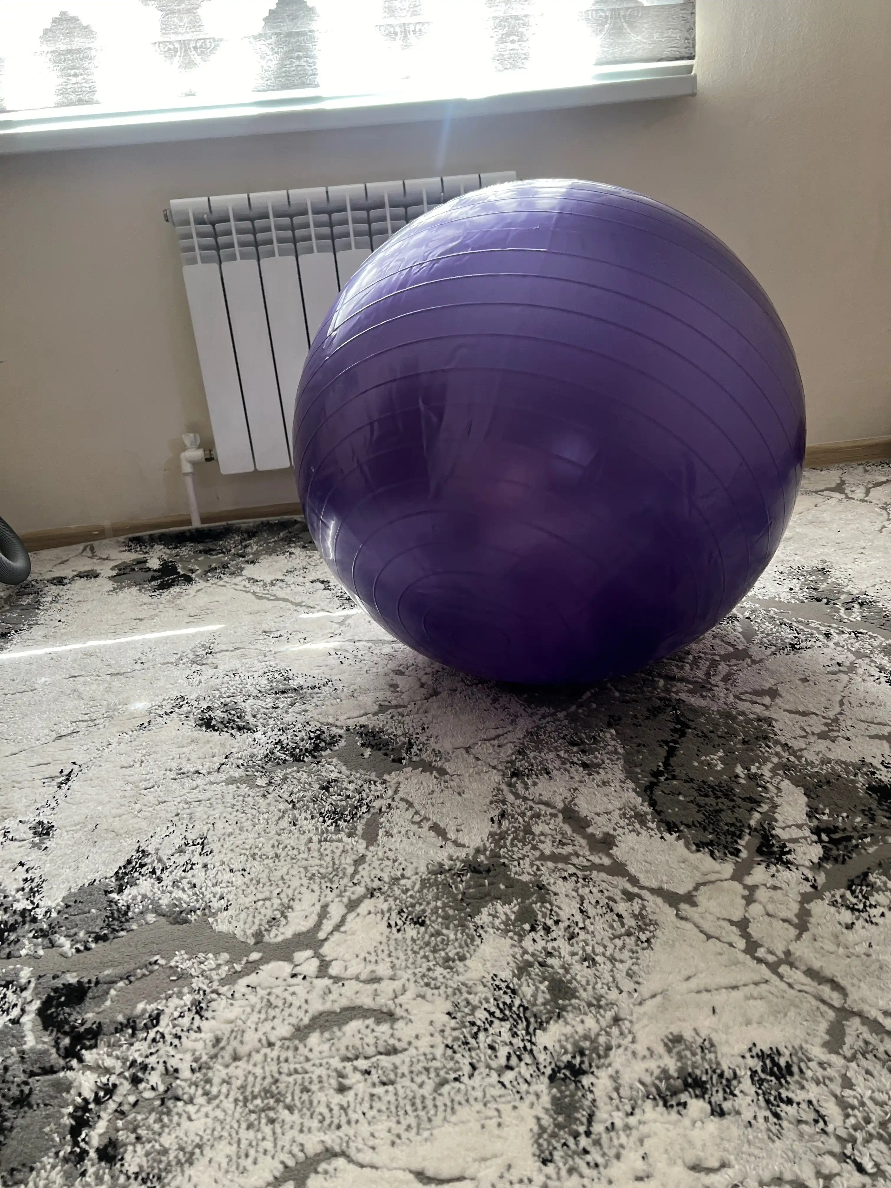 Мяч для фитнеса без шипом Fitball, фитбол 75-85-95 см, с насосом