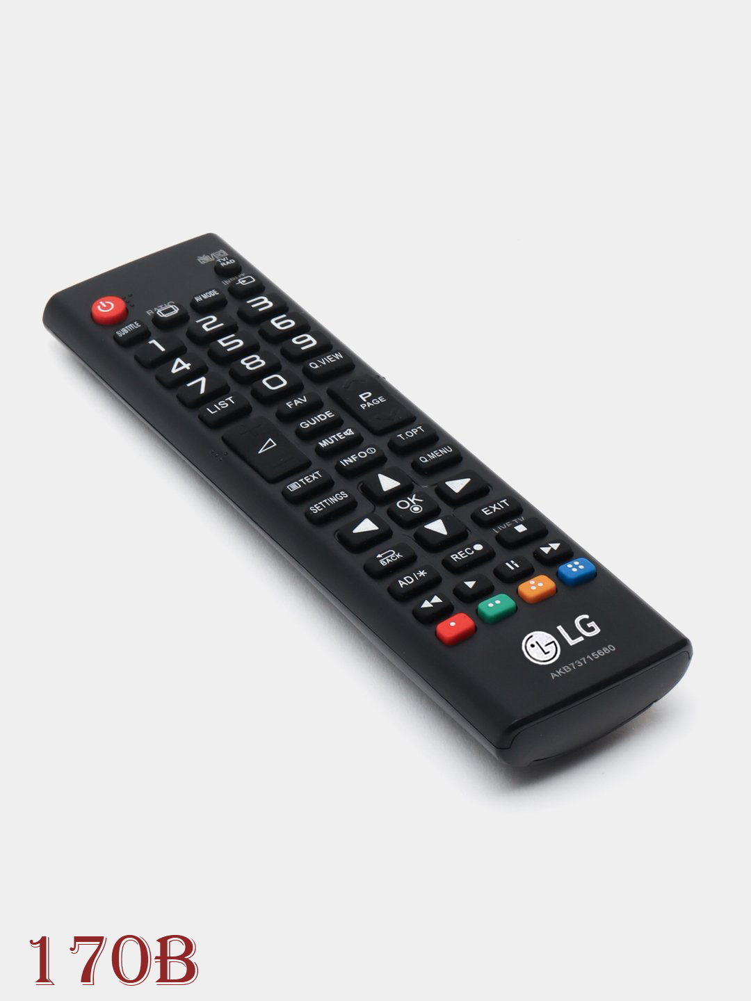 Пульт для LG TV телевизоров всех моделей, универсальный 170 b