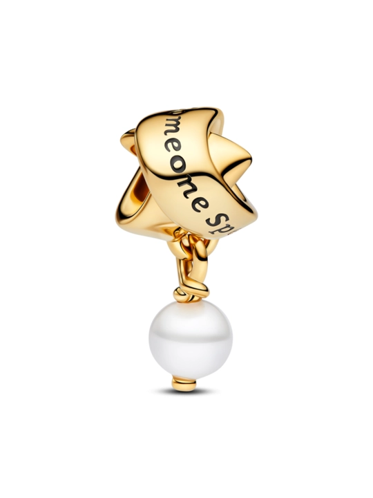 Pandora “Someone Special” sharmi, marvarid va 14K oltin qoplama bilan 763784C01