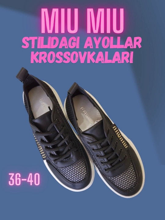 Loro piano stilidagi ayollar yozgi krossovkalari