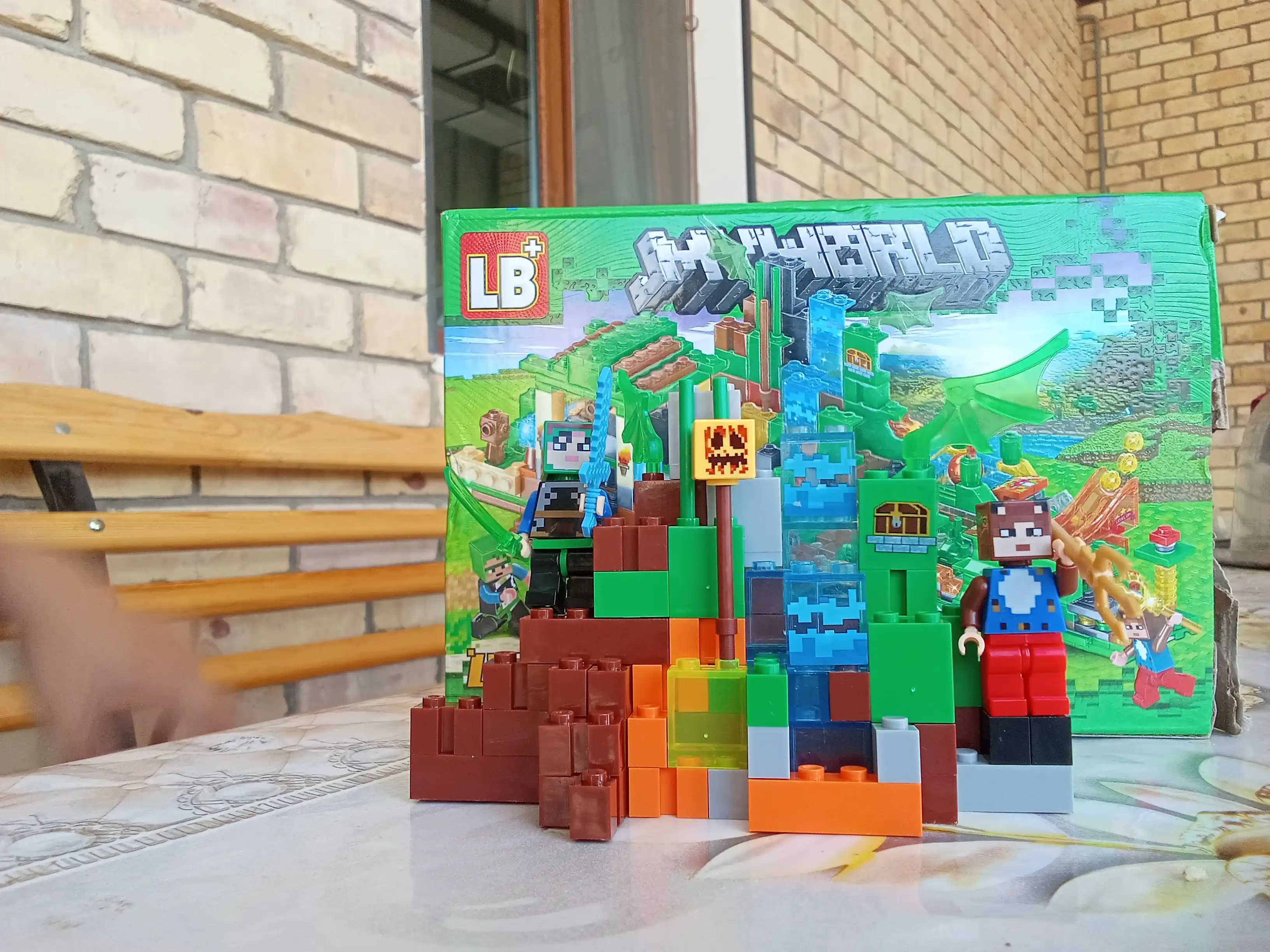 Konstruktor My world, Lego Minecraft, Cube world bilan mos keladi,99 dan 146 gacha qismlar
