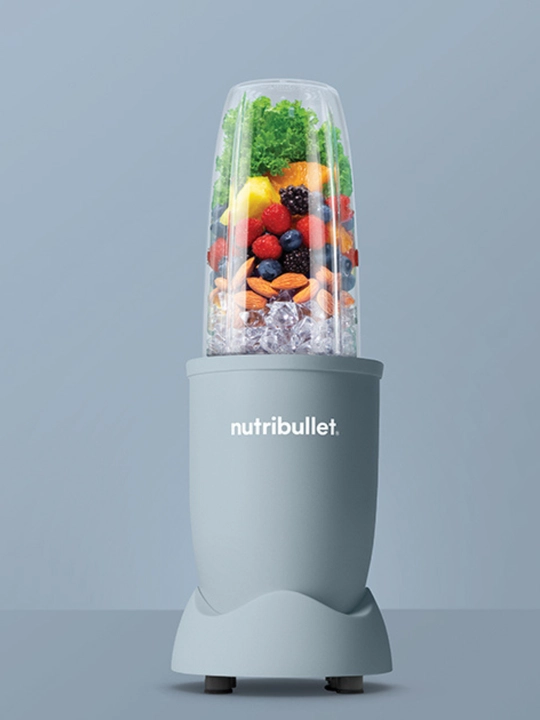 Блендер Nutribullet Pro NB907MASL, 900 Вт, 950 мл, импульсный режим, голубой