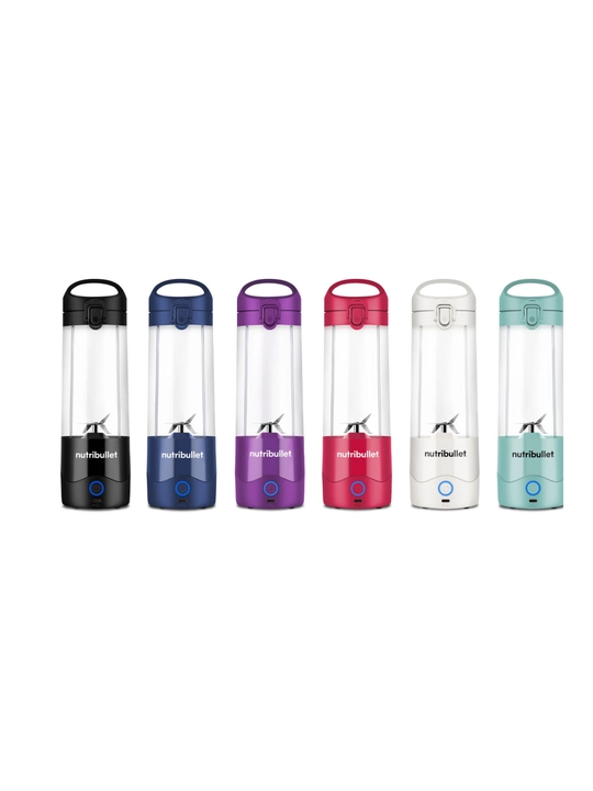 Блендер портативный мини Nutribullet NBP003LBL, аккумуляторный, 475 мл