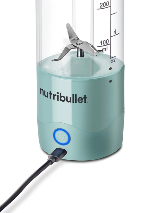 Блендер портативный мини Nutribullet NBP003LBL, аккумуляторный, 475 мл