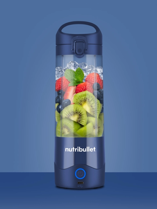 Блендер портативный мини Nutribullet NBP003NBL, аккумуляторный, 475 мл