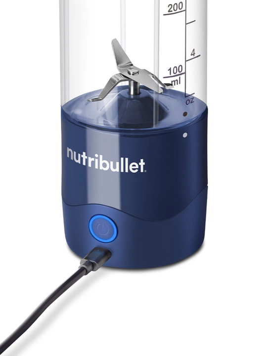 Блендер портативный мини Nutribullet NBP003NBL, аккумуляторный, 475 мл