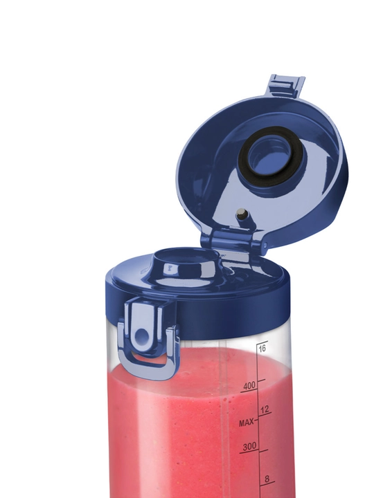 Блендер портативный мини Nutribullet NBP003NBL, аккумуляторный, 475 мл