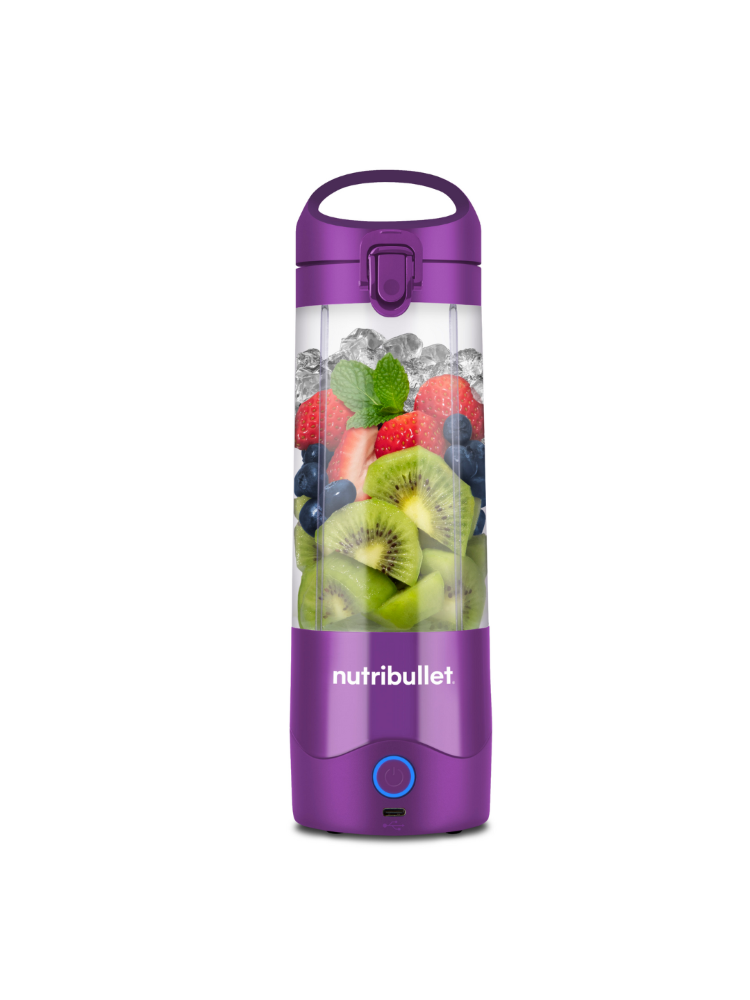Блендер портативный мини Nutribullet NBP003PU, аккумуляторный, 475 мл