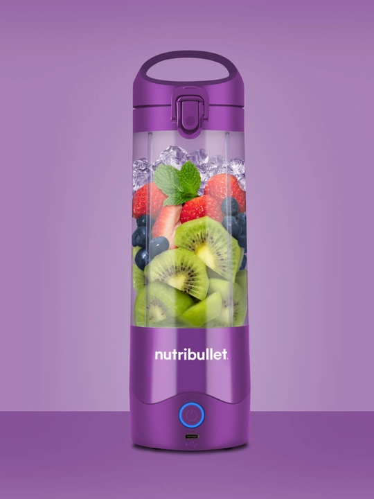 Блендер портативный мини Nutribullet NBP003PU, аккумуляторный, 475 мл