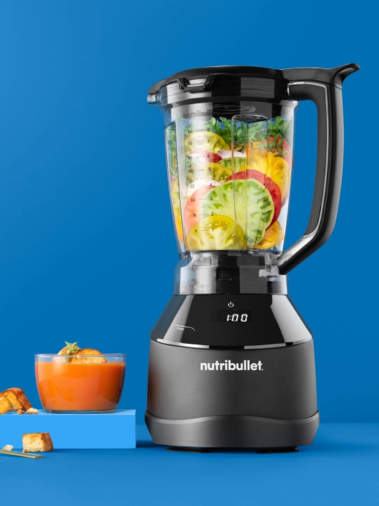 Блендер Nutribullet Triple Prep System NBF580B, 1500 Вт, 3 в 1, стационарный, чёрный