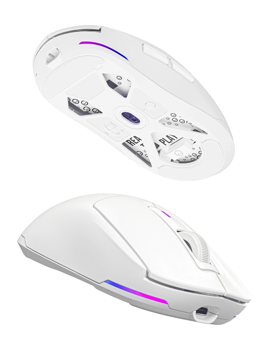 Gaming simsiz sichqoncha Lorgar MSA10W, RGB yoritgich bilan