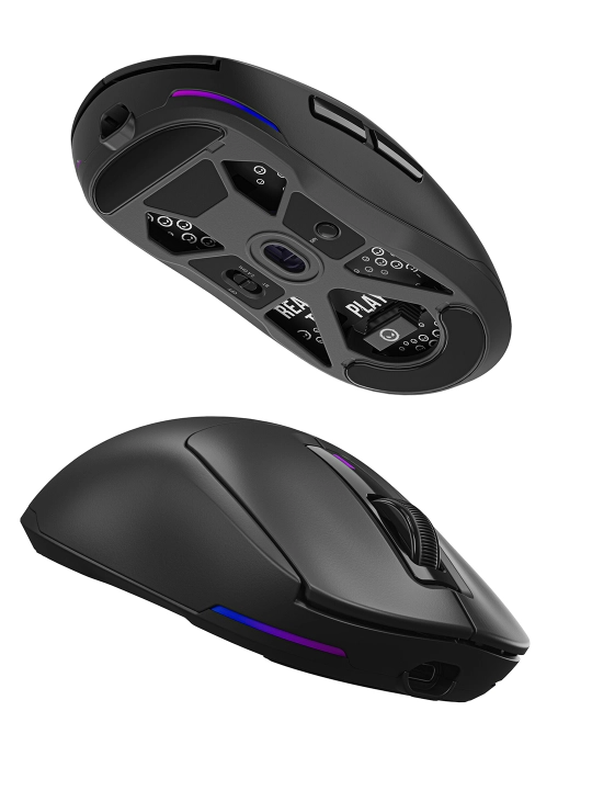 Gaming simsiz sichqoncha Lorgar MSA10W, RGB yoritgich bilan