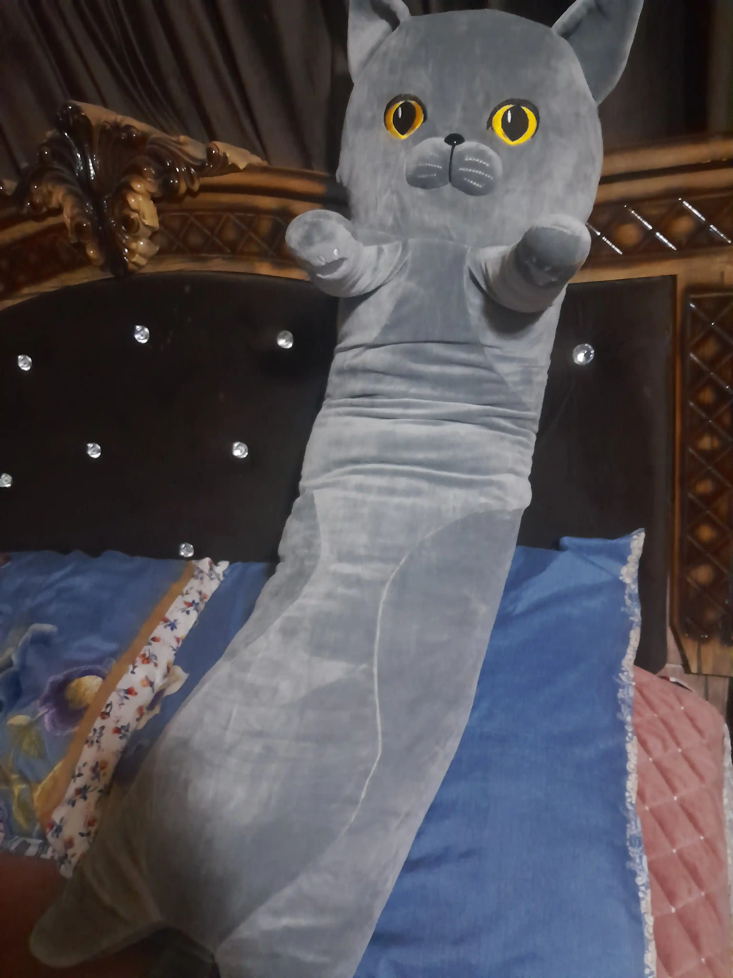 Кот-батон, мягкая игрушка-подушка Cat Loaf, плюшевый