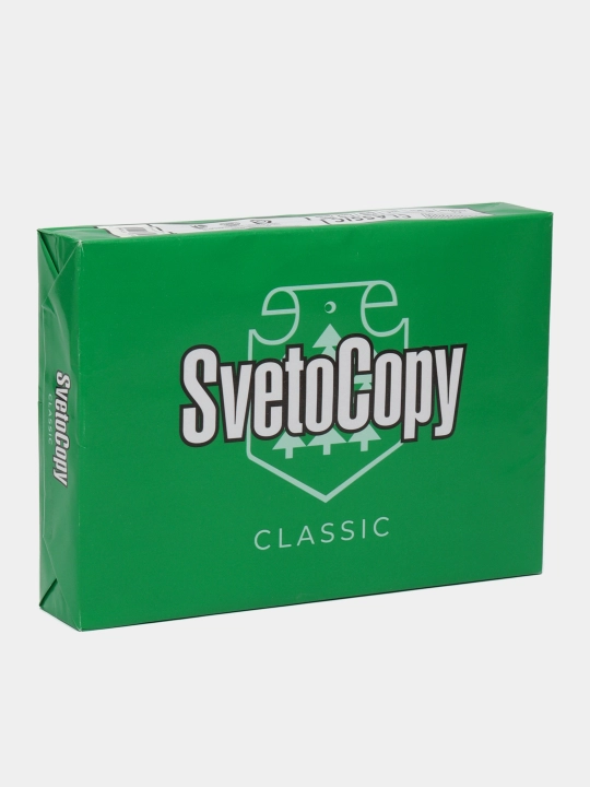 Бумага листовая, белая, SvetoCopy A4 Classic, в коробке