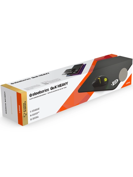 Коврик для мыши SteelSeries QcK Heavy Large, нескользящий, 450×400 мм - 