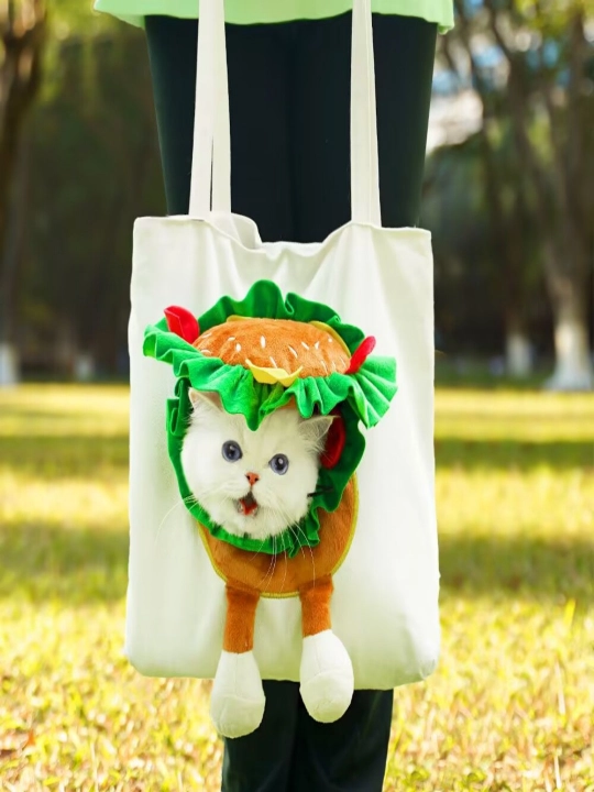 Pet Out Bag Кошачья сумка, портативная, бургер для кошек