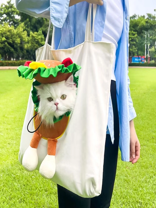 Pet Out Bag Кошачья сумка, портативная, бургер для кошек