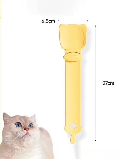 Кормушка для кошек Squeeze Snacks Pet Long Handle Spoon Cat Supplies
