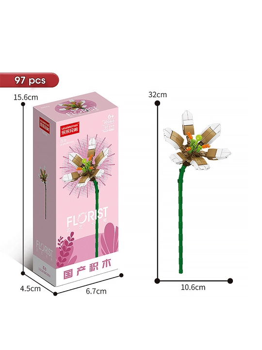 Dizayner seriyali "Florist", 30 dan ortiq gullar turlari - 