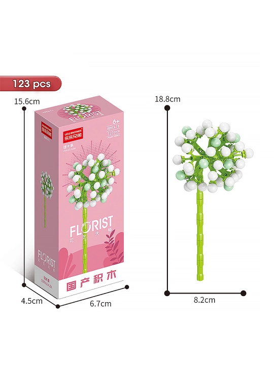 Dizayner seriyali "Florist", 30 dan ortiq gullar turlari - 