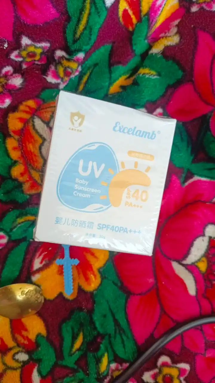 Детский солнцезащитный крем Excelamb натуральный, увлажняющий SPF 40+