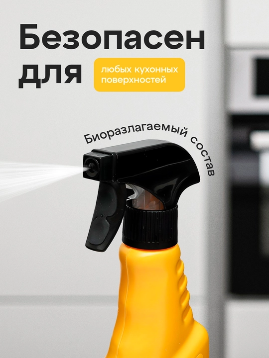 ERLA Grillex Сверхмощный и безопасный очиститель от пригоревших остатков продуктов, 750 мл