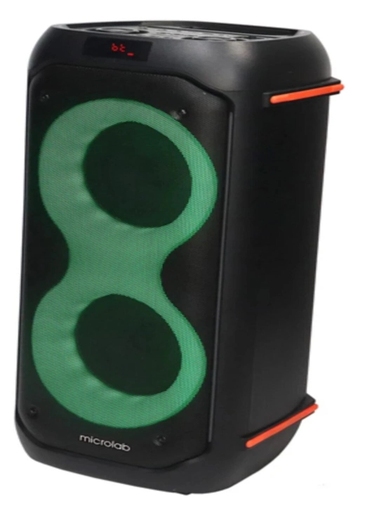 Портативная акустика Microlab PT602W, 160W RMS, Bluetooth 5.0, 2 беспроводных микрофона