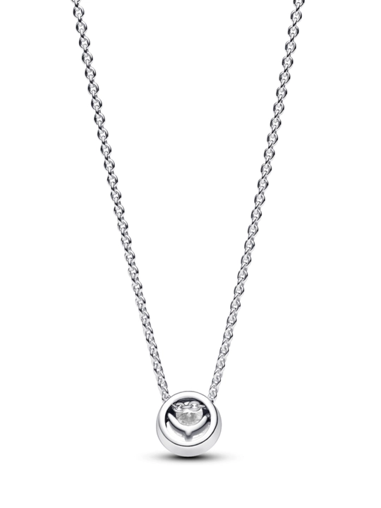 Pandora “Sparkling Halo” marjoni, 925 kumush va kubik sirkoniy bilan 391174C01