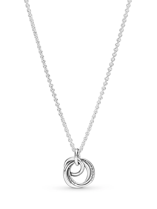 Pandora  Колье "Family Always Encircled" из серебра 925 пробы 391455C01