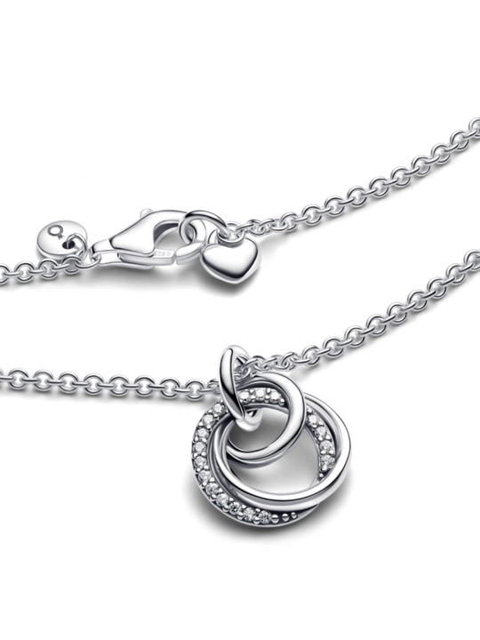 Pandora  Колье "Family Always Encircled" из серебра 925 пробы 391455C01