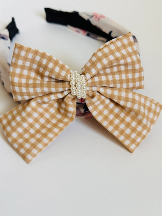 Бантик для девочек на заколке, с принтом, 1 шт - 
