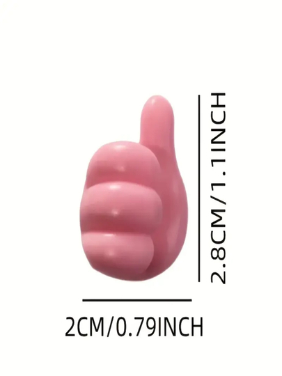 10 ta bosh barmoq shaklidagi kabelni boshqarish kliplari to'plami