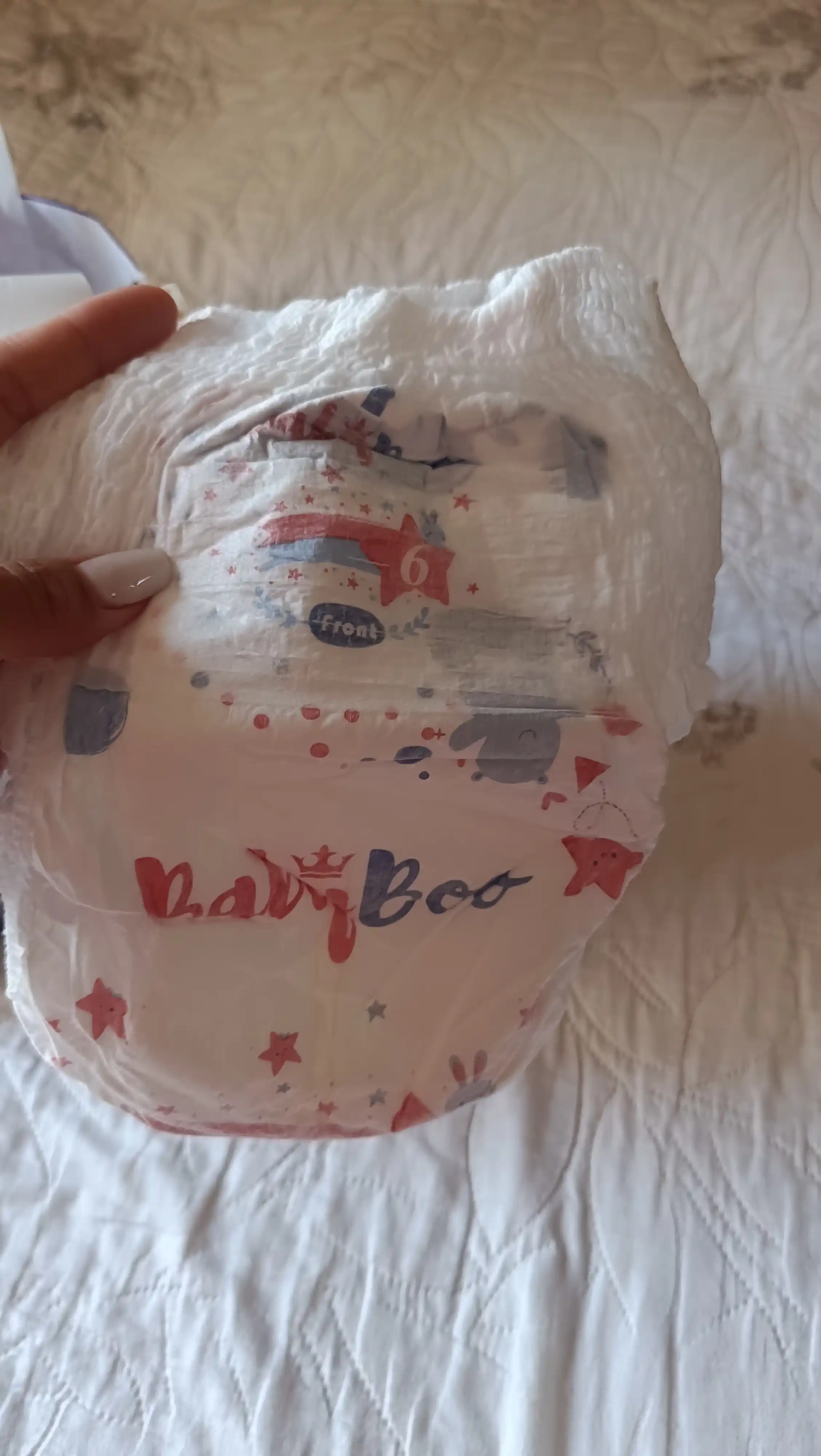 Bolalar trusik tagliklari BabyBoo UltraSoft trusik №6 15+kg, 26ta dona