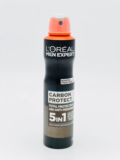 Антиперспирант-дезодорант спрей L'oreal Paris Men Expert, защита от пота 48 часов, 250 мл — OPTOMN1-LOREAL3-ЧЕРН