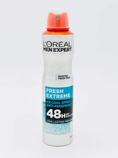 Антиперспирант-дезодорант спрей L'oreal Paris Men Expert, защита от пота 48 часов, 250 мл — OPTOMN1-LOREAL3-ГОЛУБ