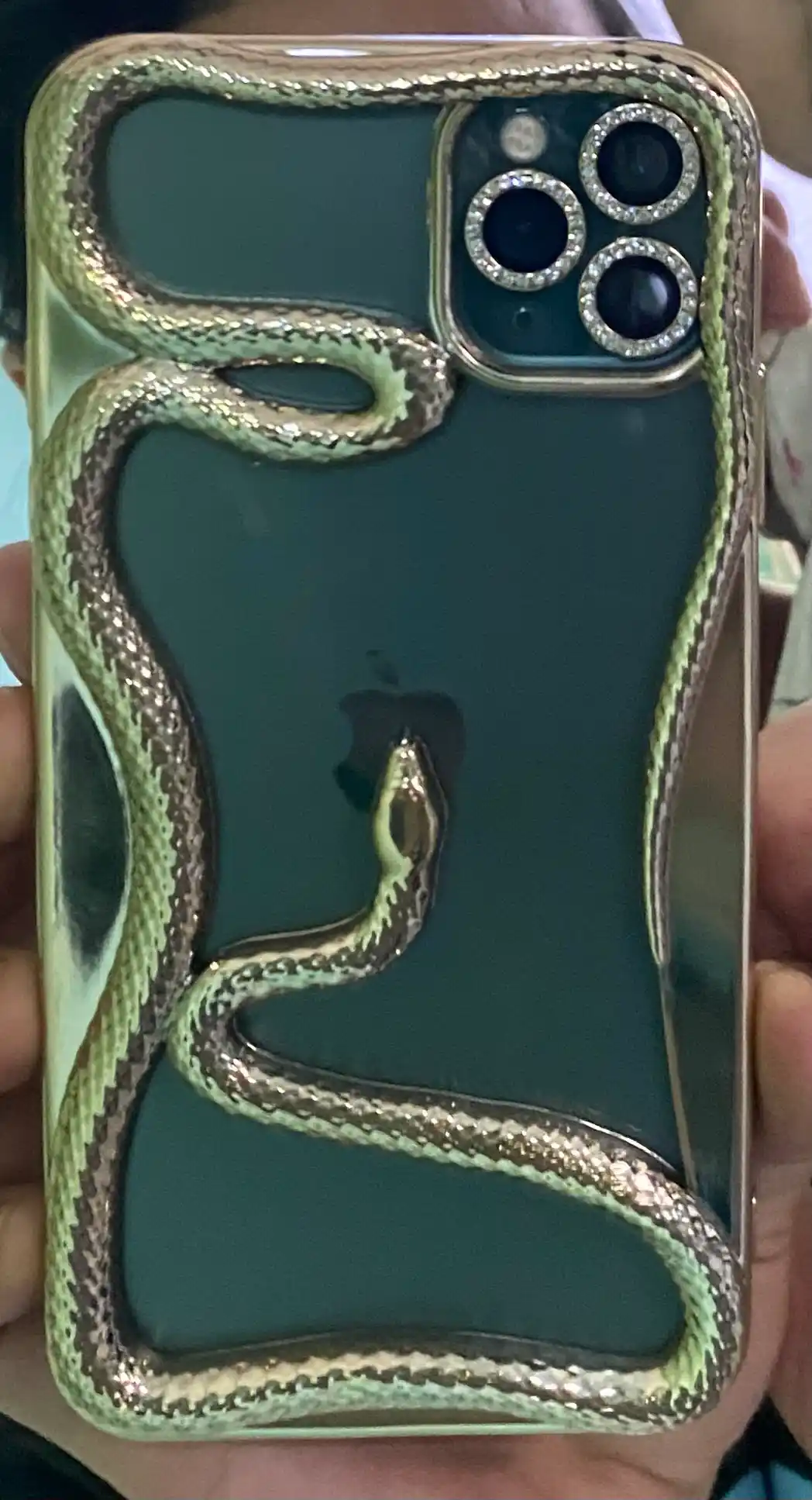 Чехол для iPhone 11, 12, 13, 14, 15, 16, 17, Pro, Pro Max, Plus Змея
