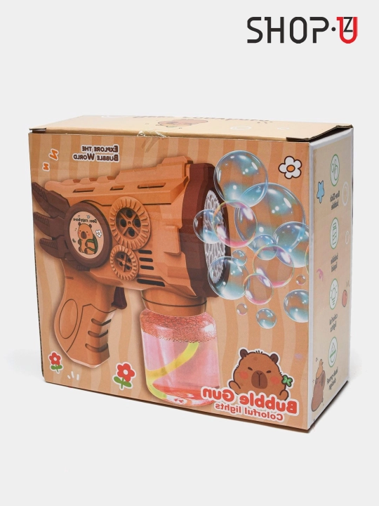 Sovun pufaklari generatori bolalar uchun batareyali sovun pufakchasi BUBBLE GUN