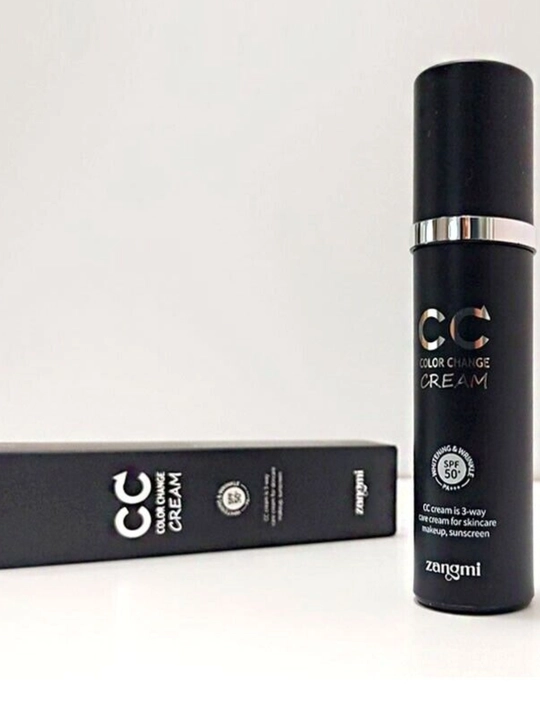 СС крем Zangmi для лица с SPF 50+ PA+++, подстраивающий под цвет лица, 50 г