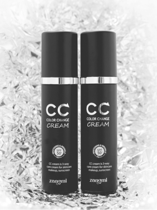 СС крем Zangmi для лица с SPF 50+ PA+++, подстраивающий под цвет лица, 50 г