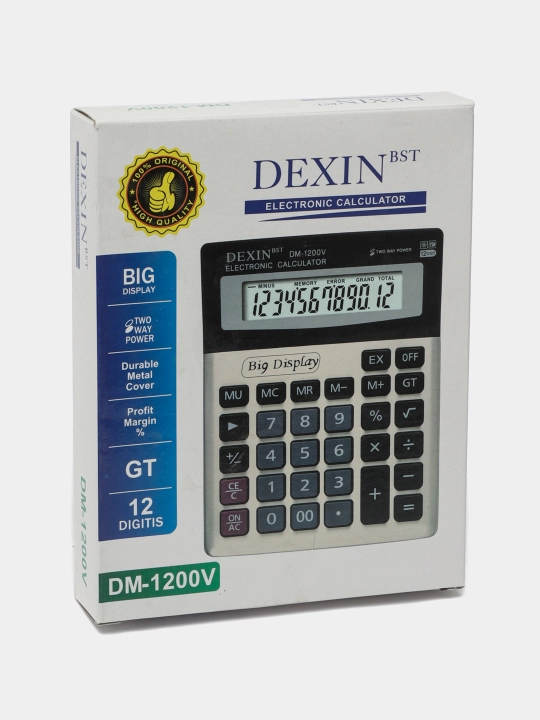 Kalkulyator DEXIN DM-1200V, 12 razryadli