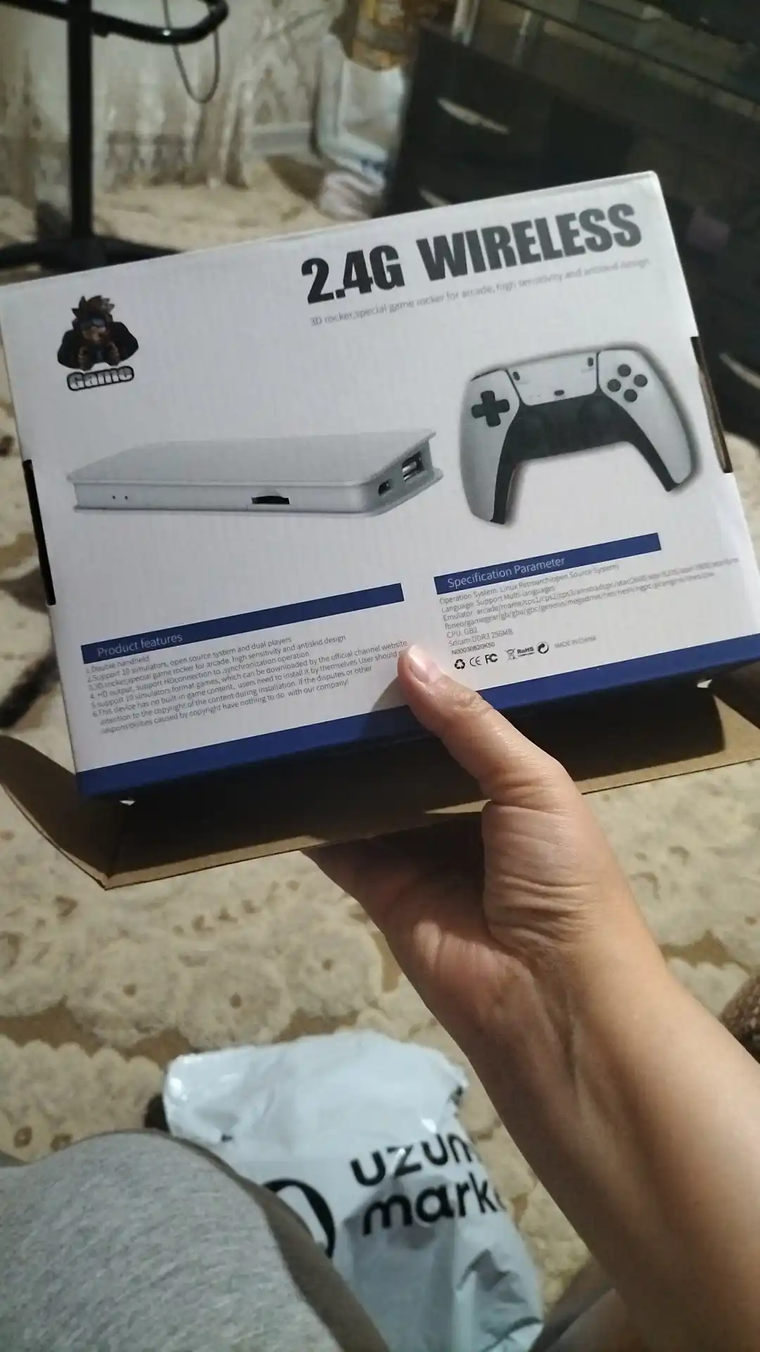 Игровая приставка Game Stick M15 для телевизора, 4K Ultra HD, 20000 ретро игр