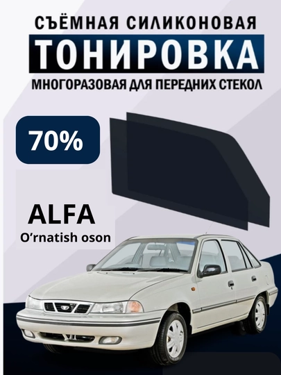 Альфа тонирование 70%, 100 %, универсальность при установке, простота установки и удаления — GLOF-ALFA70-БЕЛЫЙ
