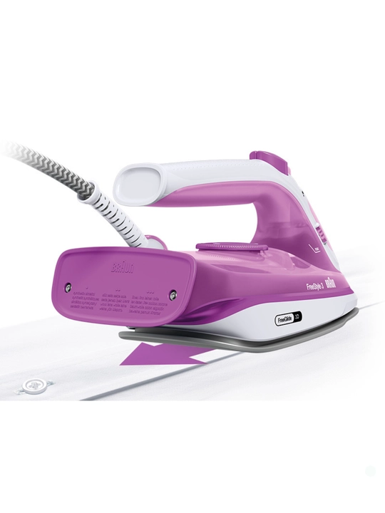 Parli dazmol BRAUN SI3124PU FreeStyle 3, 2400 Vt, bugʻ zarbasi 170 g/min, keramika taglik