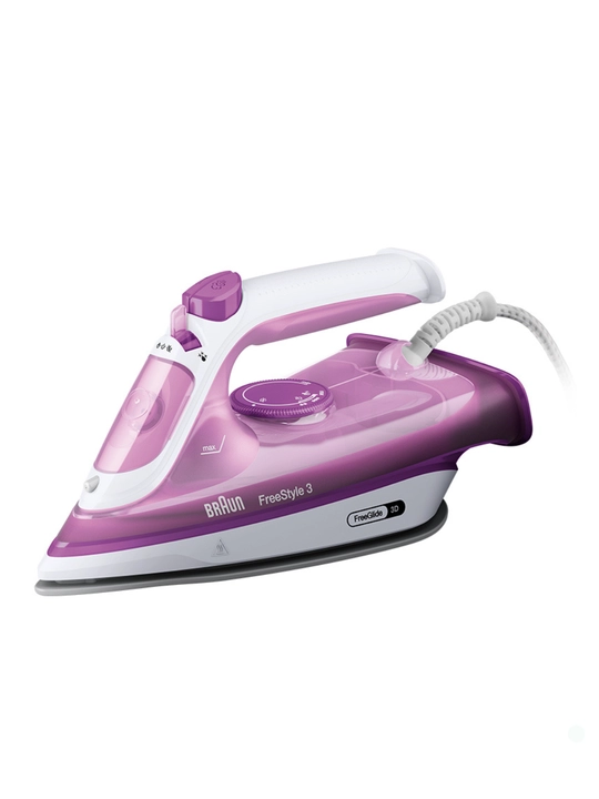 Parli dazmol BRAUN SI3124PU FreeStyle 3, 2400 Vt, bugʻ zarbasi 170 g/min, keramika taglik